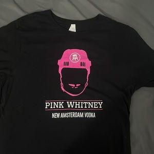 Barstool pink Whitney black t shirt